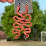 Brinco Serpente Cobre