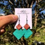 Brinco Losango Turquesa
