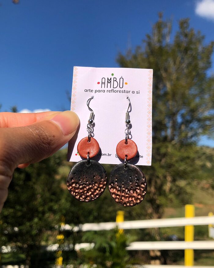 Brinco Metalizado Cobre